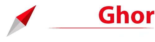 Info Ghor official logo displayed in the website header of a trusted Bangladesh business directory platform.