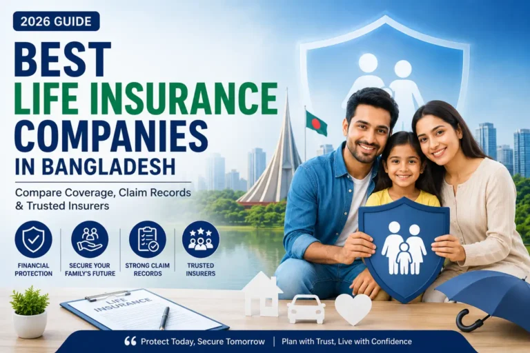 Best life insurance companies in Bangladesh 2026 guide for comparing coverage, claim records, and trusted insurers
