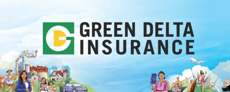 Green Delta Insurance PLC official banner showcasing non-life insurance services in Bangladesh