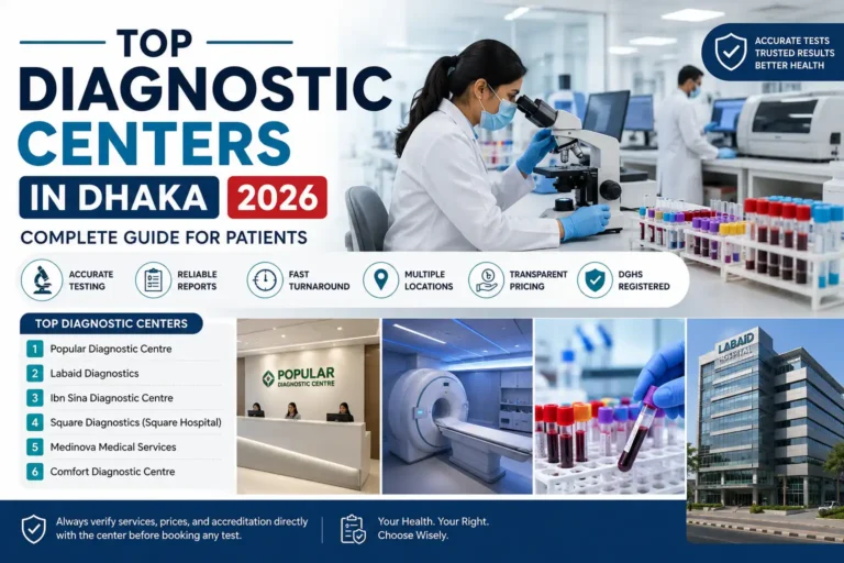 Top diagnostic centers in Dhaka 2026 for pathology imaging MRI CT scan and medical testing services