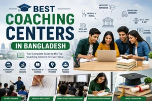 Best Coaching Centers in Bangladesh for university, medical, engineering, SSC, HSC, IELTS, TOEFL, SAT, and online exam preparation.