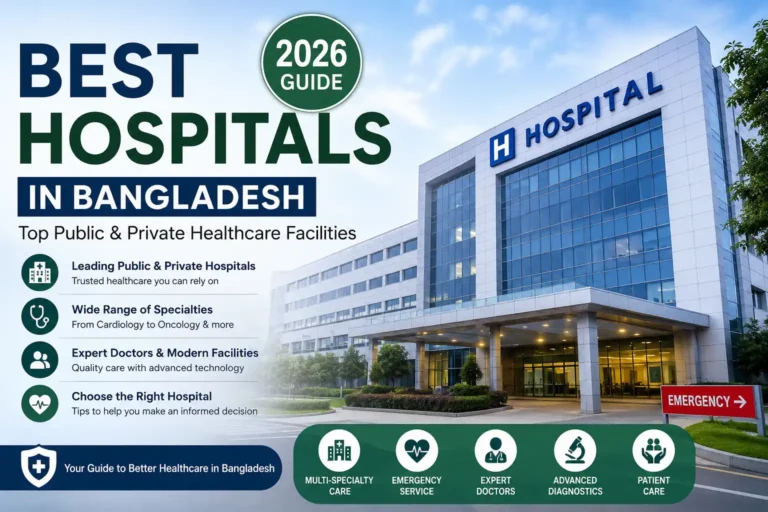 Best hospitals in Bangladesh featuring modern public and private healthcare facilities, emergency services, and advanced medical care