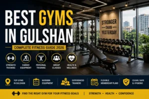 Best gyms in Gulshan featuring modern strength training, cardio equipment, personal training, and fitness facilities.