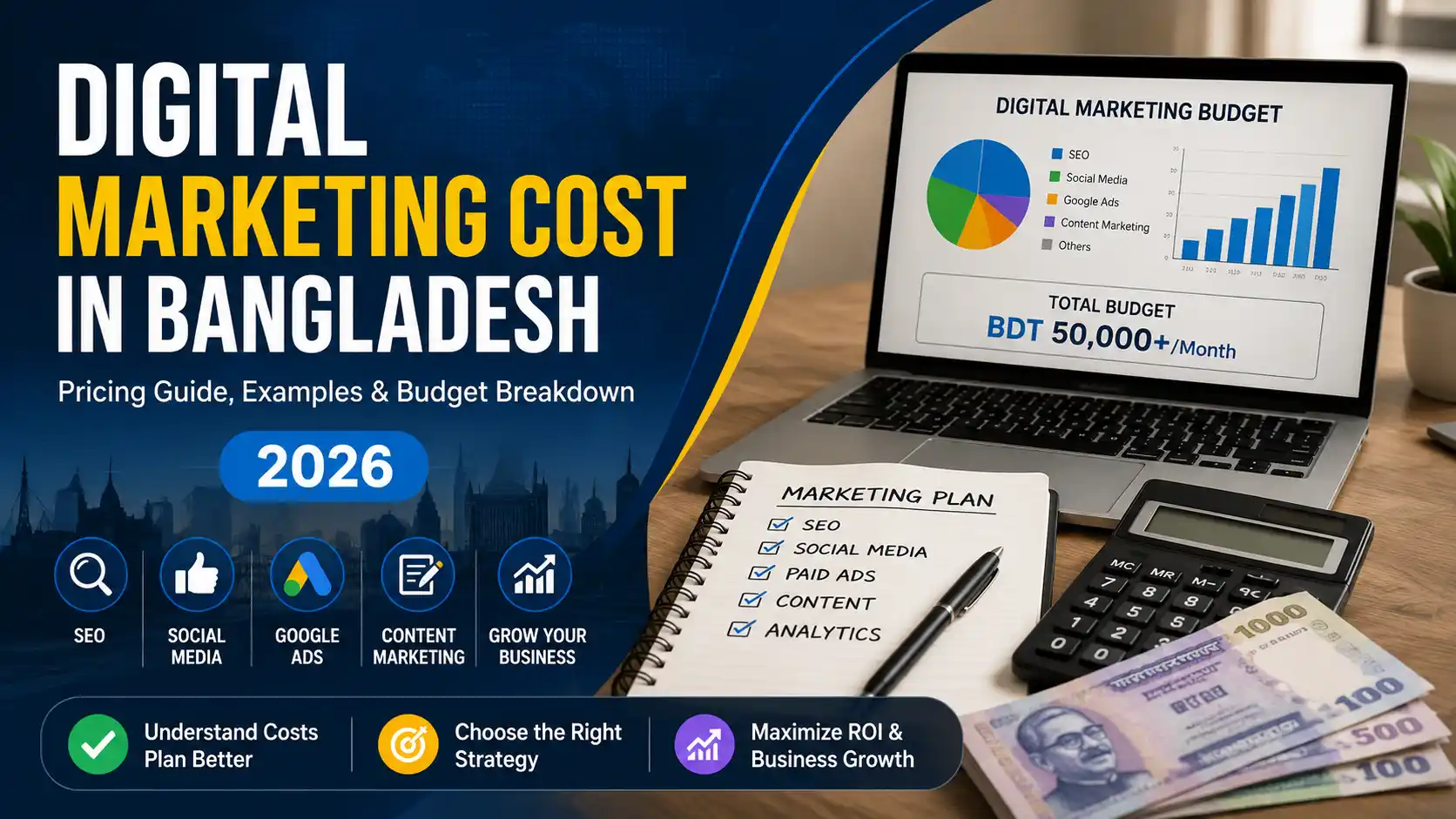 Digital Marketing Cost in Bangladesh 2026 pricing guide