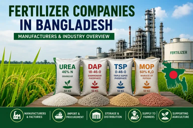 Fertilizer companies in Bangladesh and fertilizer industry overview