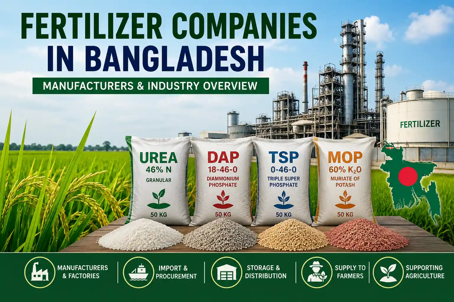 Fertilizer companies in Bangladesh and fertilizer industry overview
