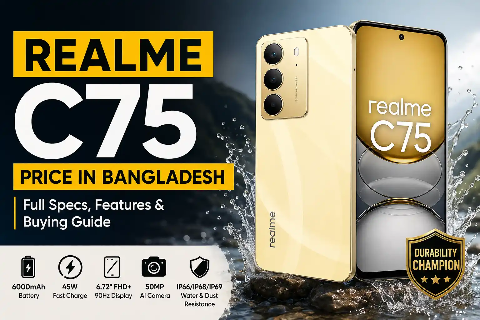 Realme C75 Price in Bangladesh 2026 with Specs and Features