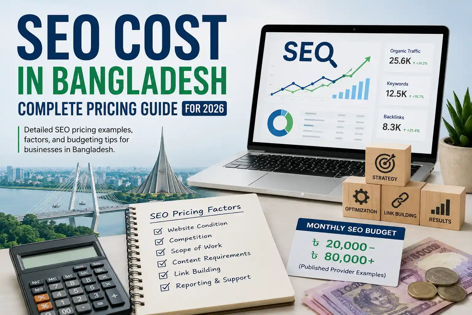 SEO cost in Bangladesh 2026 pricing guide for businesses