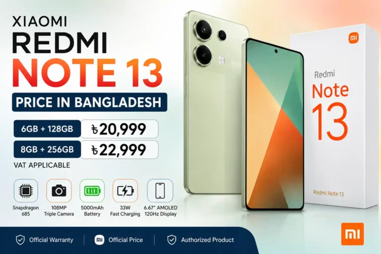 Xiaomi Redmi Note 13 Price in Bangladesh