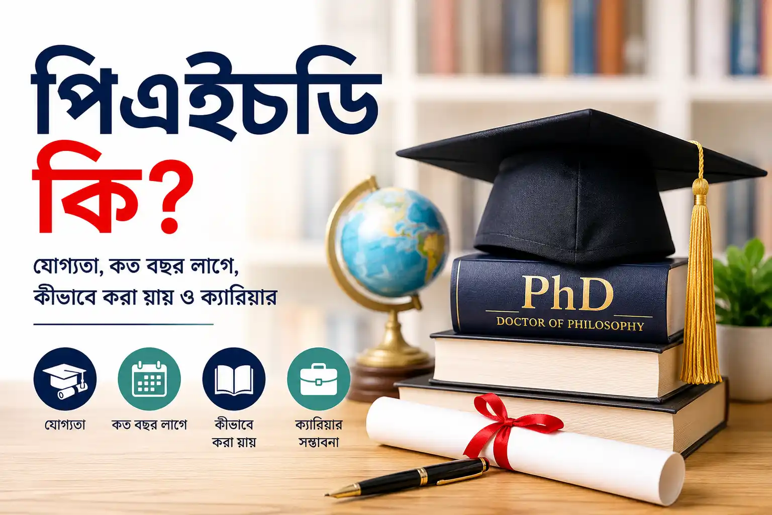 পিএইচডি কি - যোগ্যতা, কত বছর লাগে, কীভাবে করা যায় ও ক্যারিয়ার